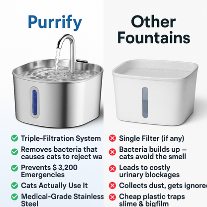 Clover Stainless Steel Water Fountain